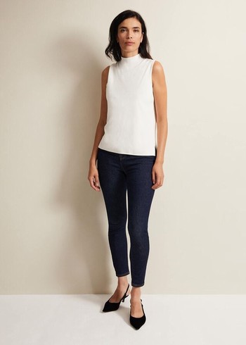 Phase Eight Jelena Super Comfort Skinny Trousers Indigo Australia | RA5301749